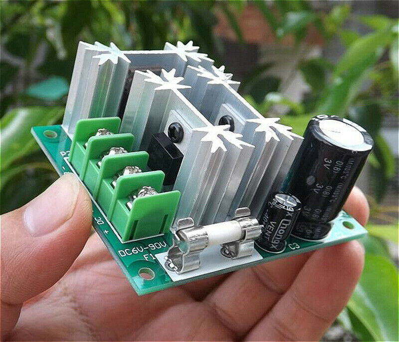DC motor speed controller 6V-90V large PWM stepless speed control board