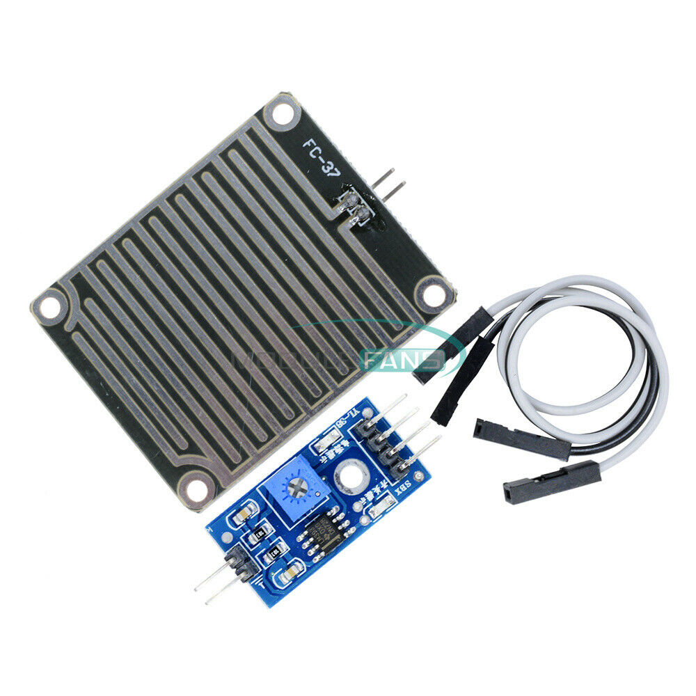 2PCS Rain Weather Module Humidity Raindrops Detection Sensor Modue For Arduino