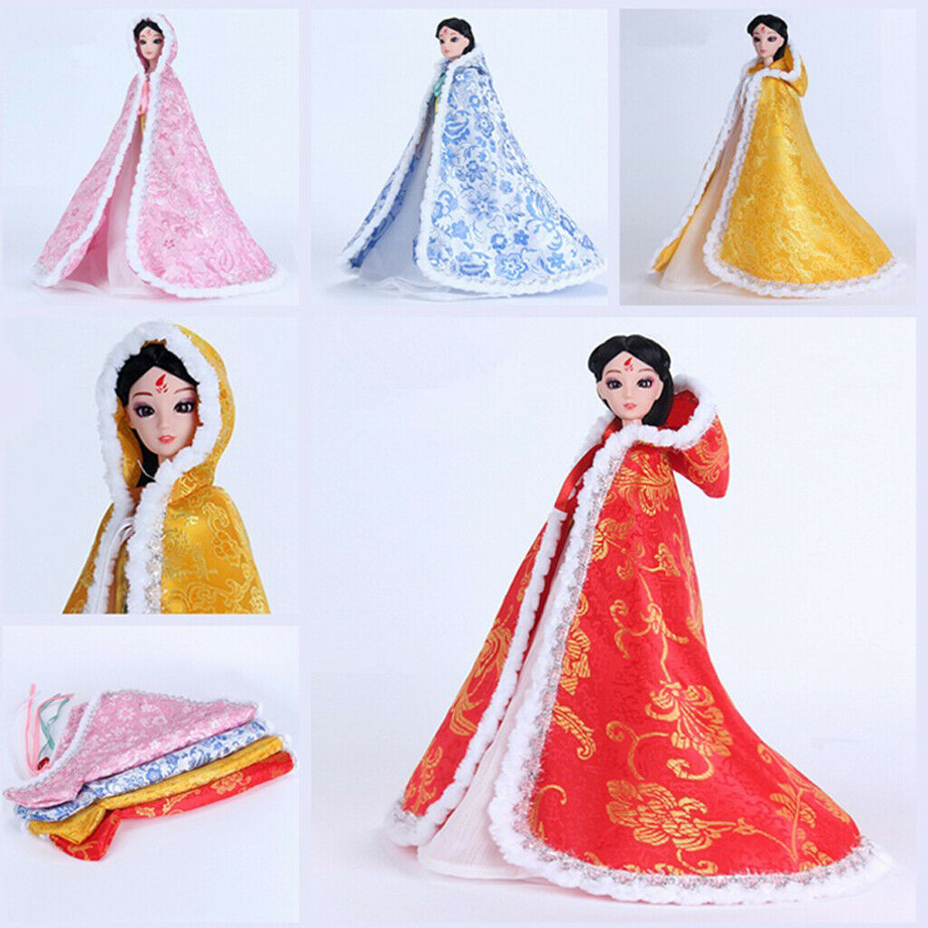 4 Pieces Costume Accessory Cloak for 1/6 BJD Licca/Momoko/Azone Dress Up
