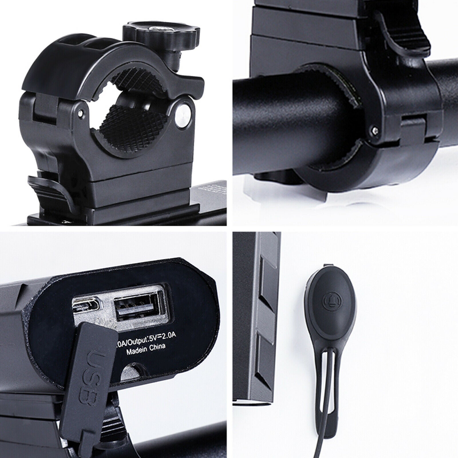 4 Modes Bike Headlight LED Bicycle Front Light Mountain Road Bike Cycling
