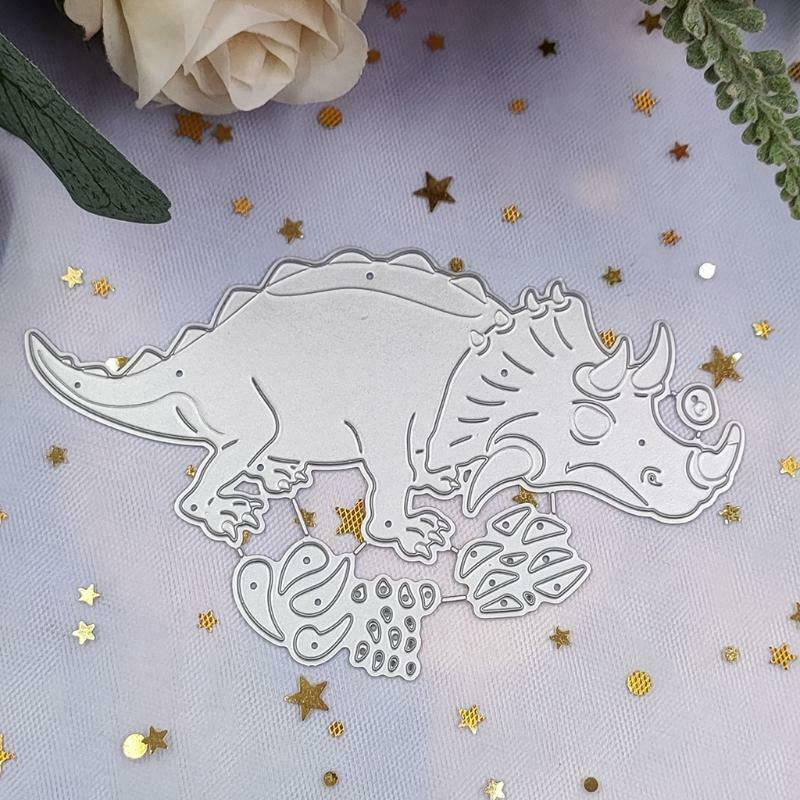 Triceratop Metal Cutting Dies Stencil DIY Scrapbooking Album Paper Card
