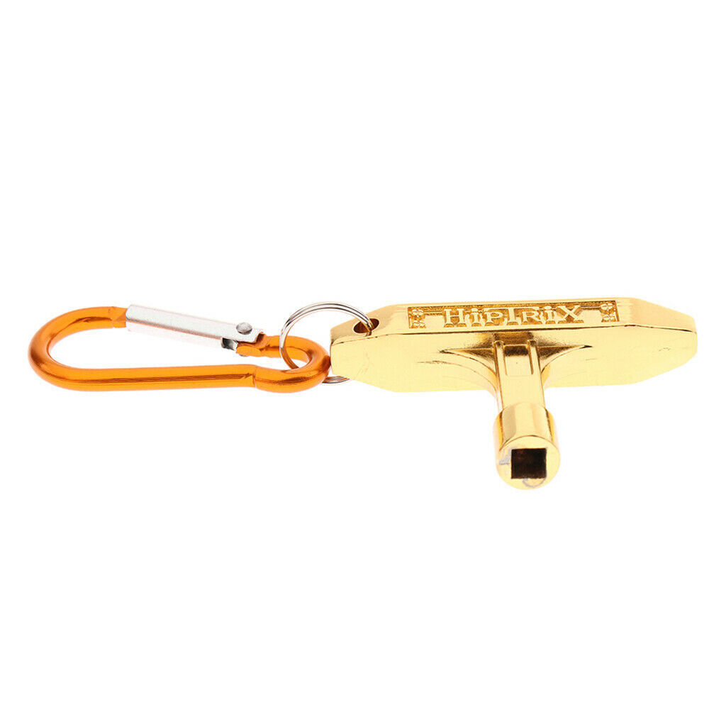 1x Standard Drum Key with Keyring for Drum Percussion Instrument Parts