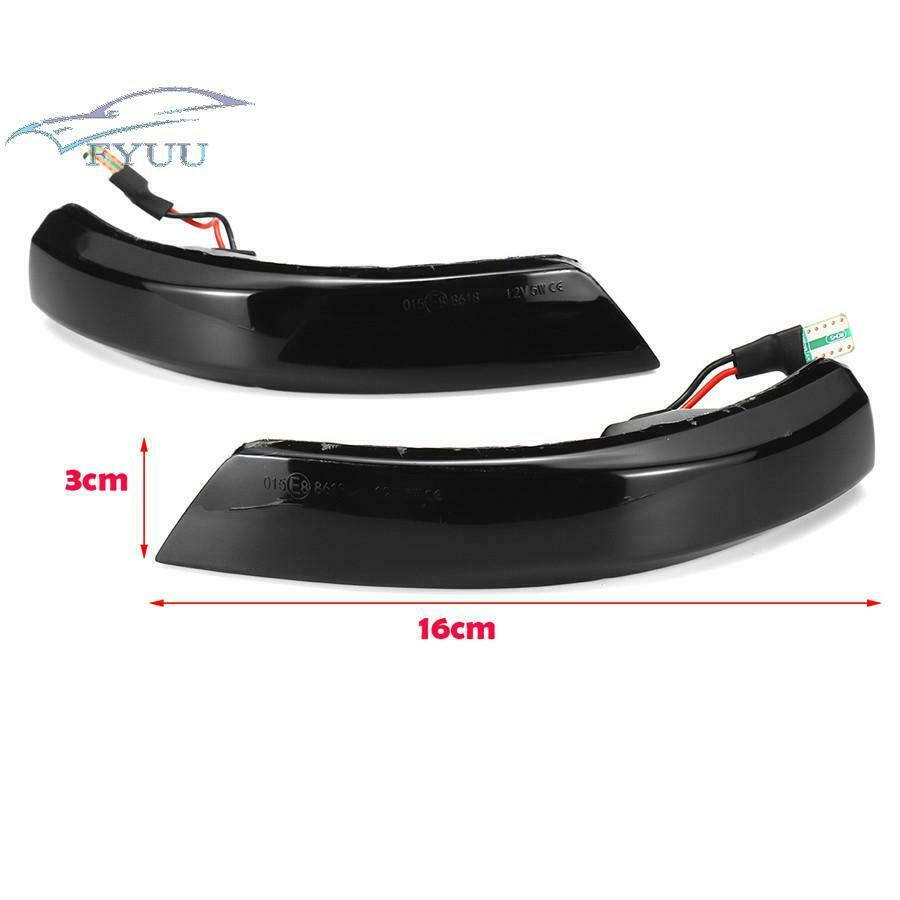 2x Sequential Dynamic Turn Signal LED Mirror Light For Ford Kuga Escape EcoSport