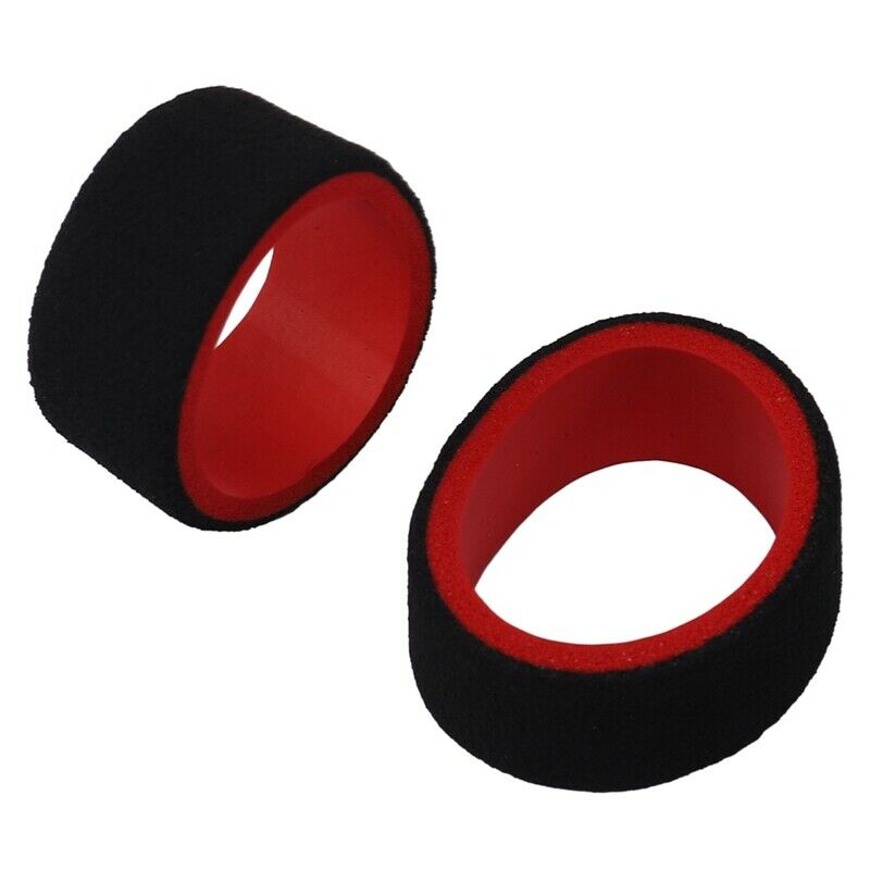 1X(5Pcs 2-Color RC Cars Transmitter Stee Wheel Foam Grip Hand Wheel Sponge f6F6)
