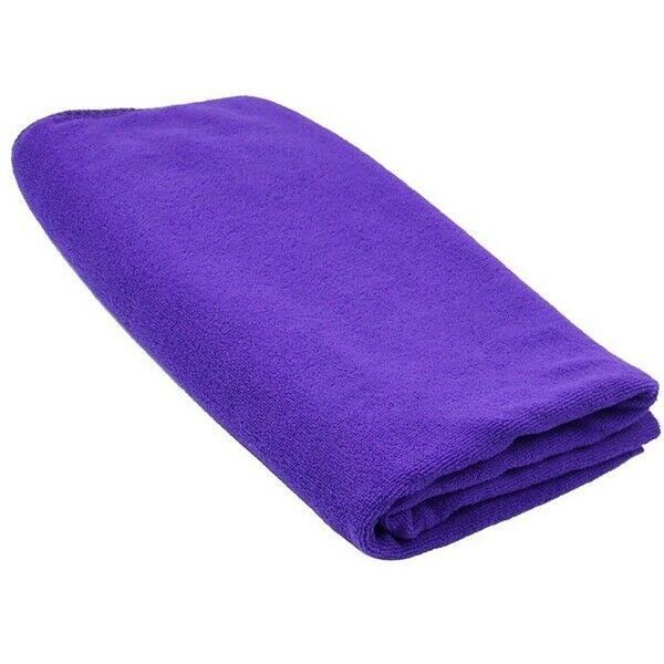 Durable Fast Drying Microfiber Bath Towel Travel Gym Camping Sport purple F9W1W1