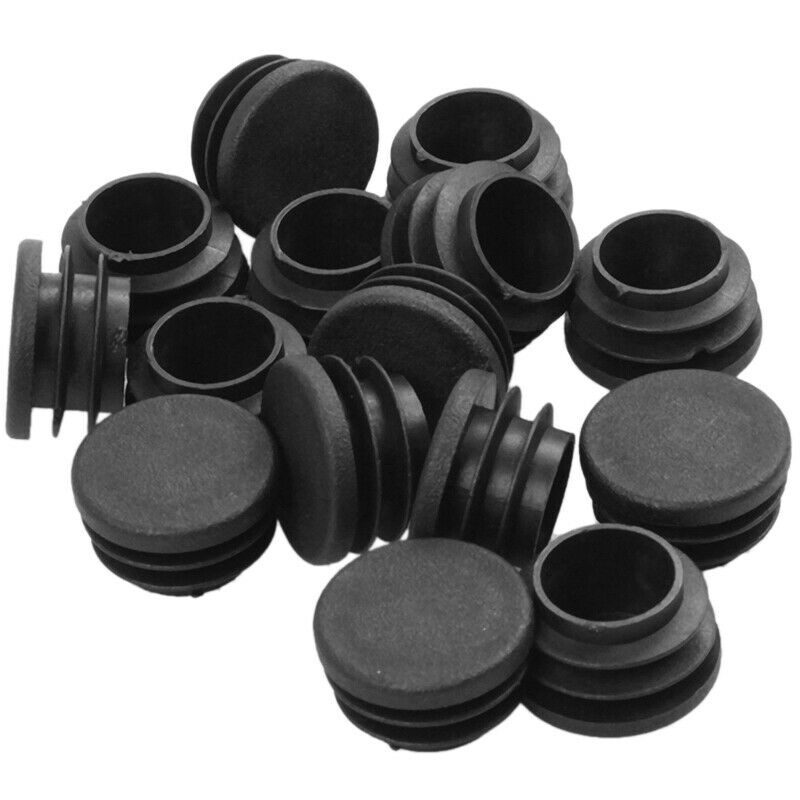 1X(24Pack Chair Table Legs Plug 22mm Diameter Round Plastic Cover Thread Inser2)