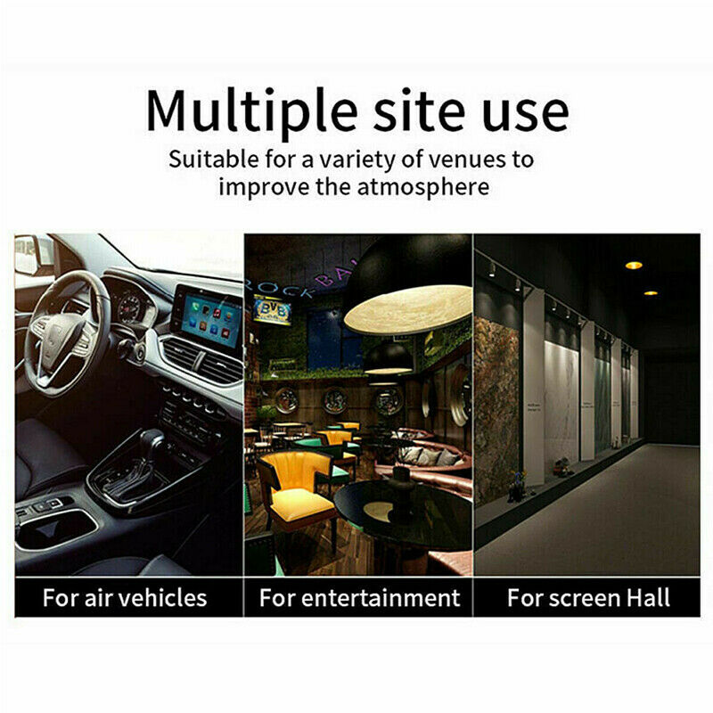USB CAR Interior Atmosphere Starry Sky Lamp Ambient Star Light LED Projector