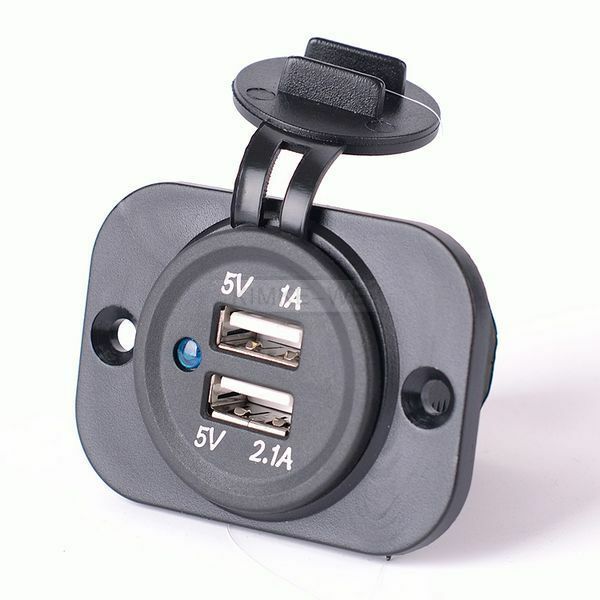 12V 3.1A Dual USB Car Cigarette Lighter Socket Charger Power Adapter Outlet New