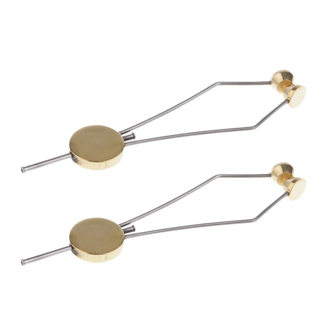 Pack of 2 Stainless Steel 10.5cm Bobbin Holder Disc Bobbin Ceramics Holder