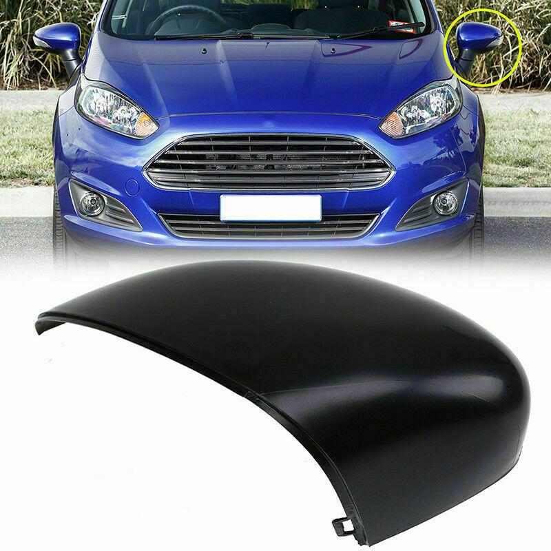 1PC For Ford Fiesta 2011-2017 Left Driver Side Rear View Mirror Cover Cap Black