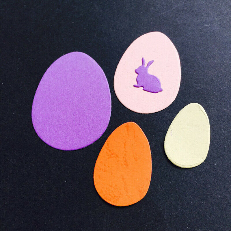 Carbon Steel Easter Eggs Rabbit Cutting Dies Scrapbook Book Card Dec.l8