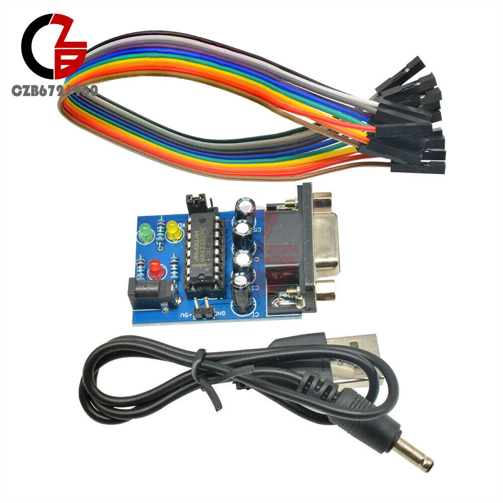 MAX232CPE Transfer Chip Atmega16 RS232 To TTL Converter Module COM Serial Board