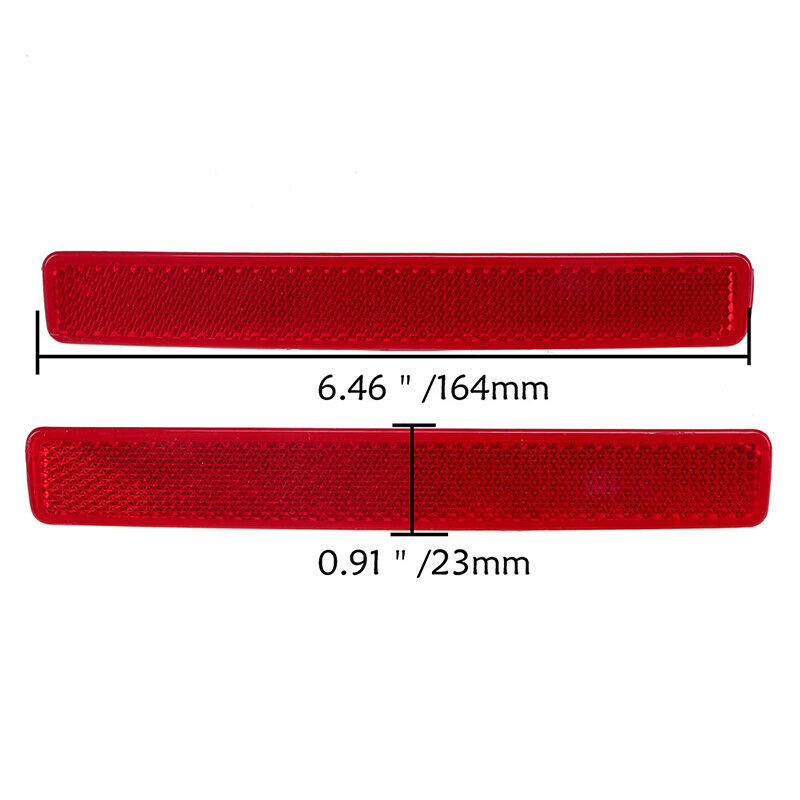 Pair Rear Bumper Reflectors Turn Signal Tail Light For VW Caravelle T5 2003-2015