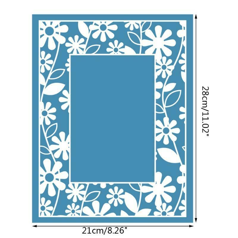 Flower Self-Adhesive Silk Screen Printing Stencil for Painting T-Shirt Textile