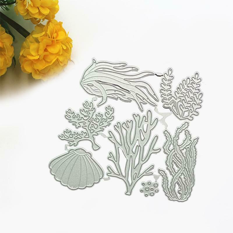 Aquatic Plants Metal Cutting Dies Stencil DIY Scrapbooking Album Paper Card Mold
