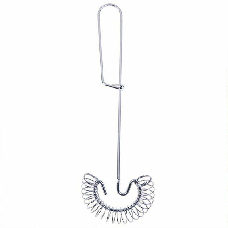 Manual Egg Beater Stainless Steel Spring Coil Mixer Egg Stirring Kitchen .l8