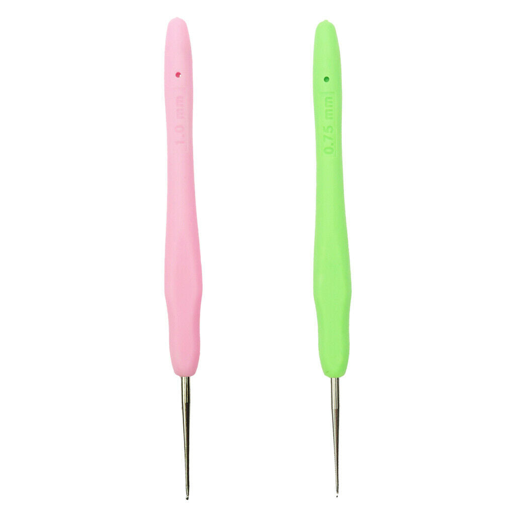 2Pcs Crochet Hooks Knitting For Hand Weaving Knitting Craft DIY Craft Tool