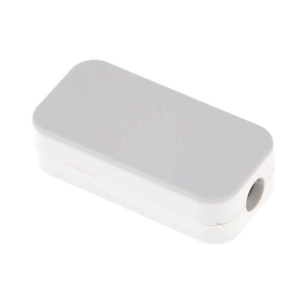5pcs White Plastic Black Waterproof Case Project Junction Box 40*20*11mm H WF