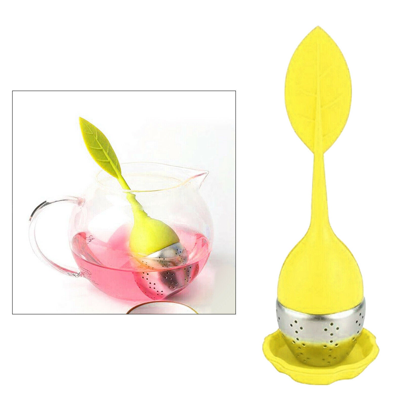 Tea Strainer Loose Tea Steeper Tea Infuser Balls Tea Strainers Yellow