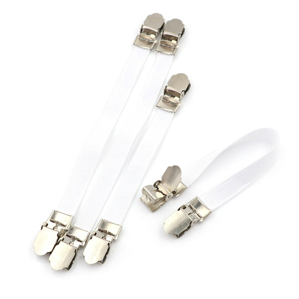 4x Ironing Board Cover Clip Fasteners Tight Fit Elastic Brace Ties Strap G.l8
