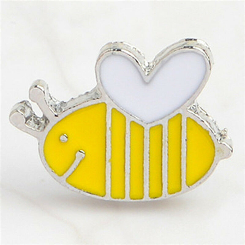 4PCS Enamel Animals Bee Brooch Pin Shirt Collars Pins Badge Corsage Jewelry Pb