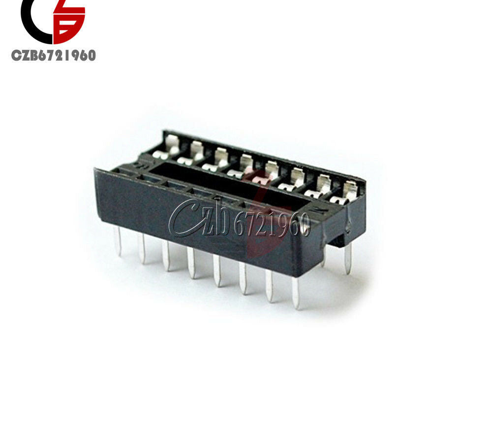 10PCS 16-Pins DIP IC Sockets Adaptor Solder Type Socket