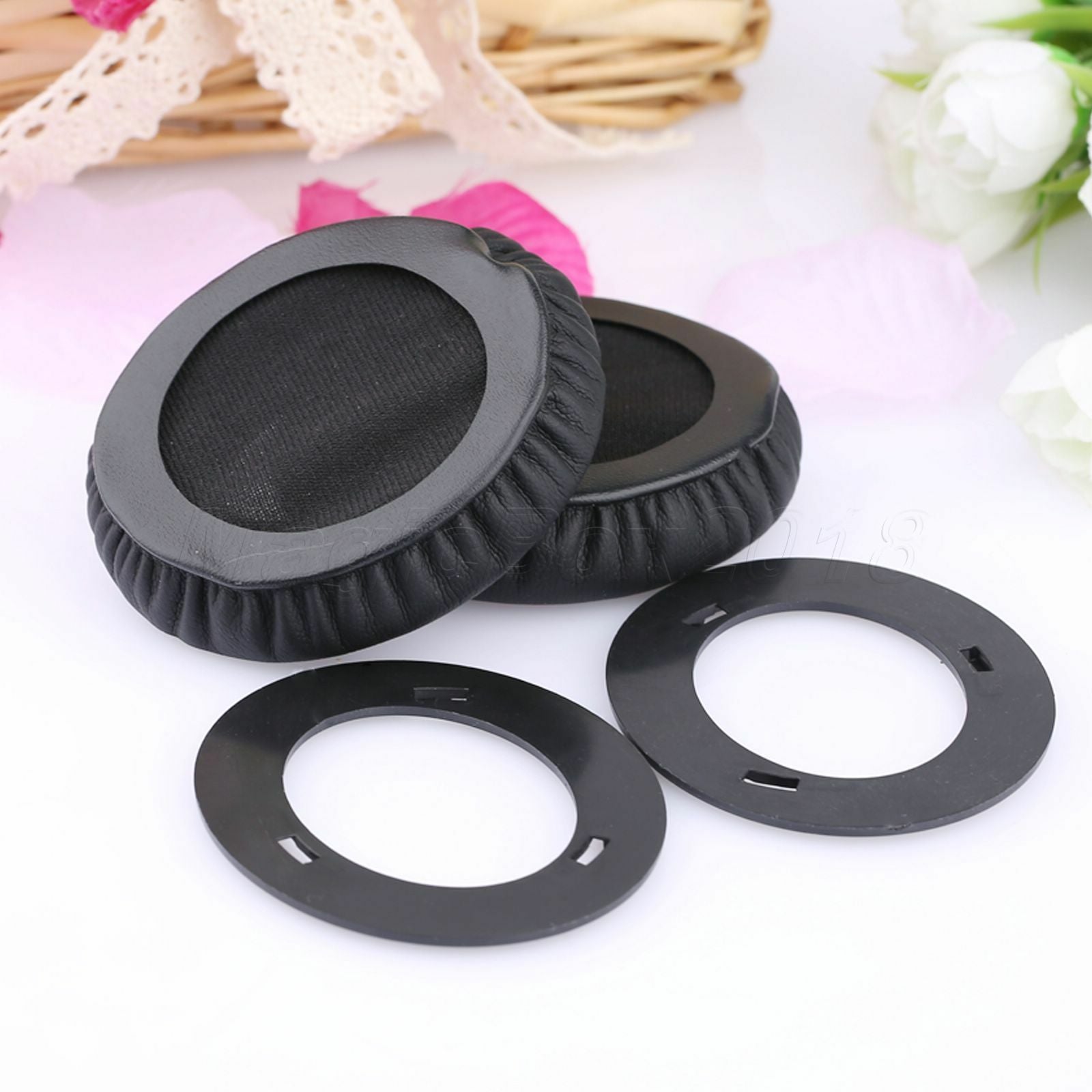 Black Replacement Ear Pads Cushions for Monster Beats By Dr. Dre SOLO/SOLO HD