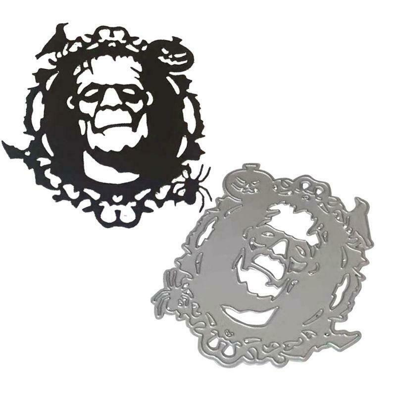 Halloween Vampire Frame Metal Cutting Dies Stencil DIY Scrapbooking Album Stamp