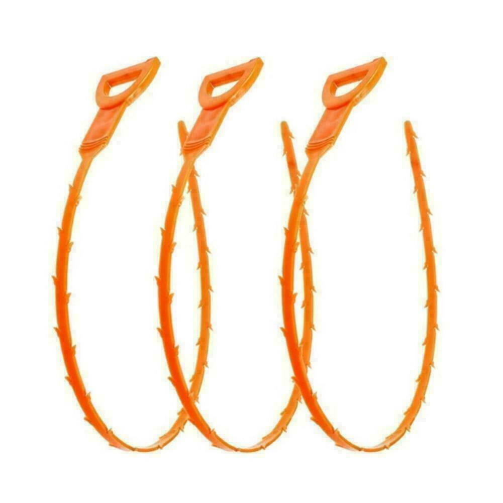 1xSewer Cleaning Brush Home Toilet Sink Tub Bendable C8B8 DIY Pipe Hair