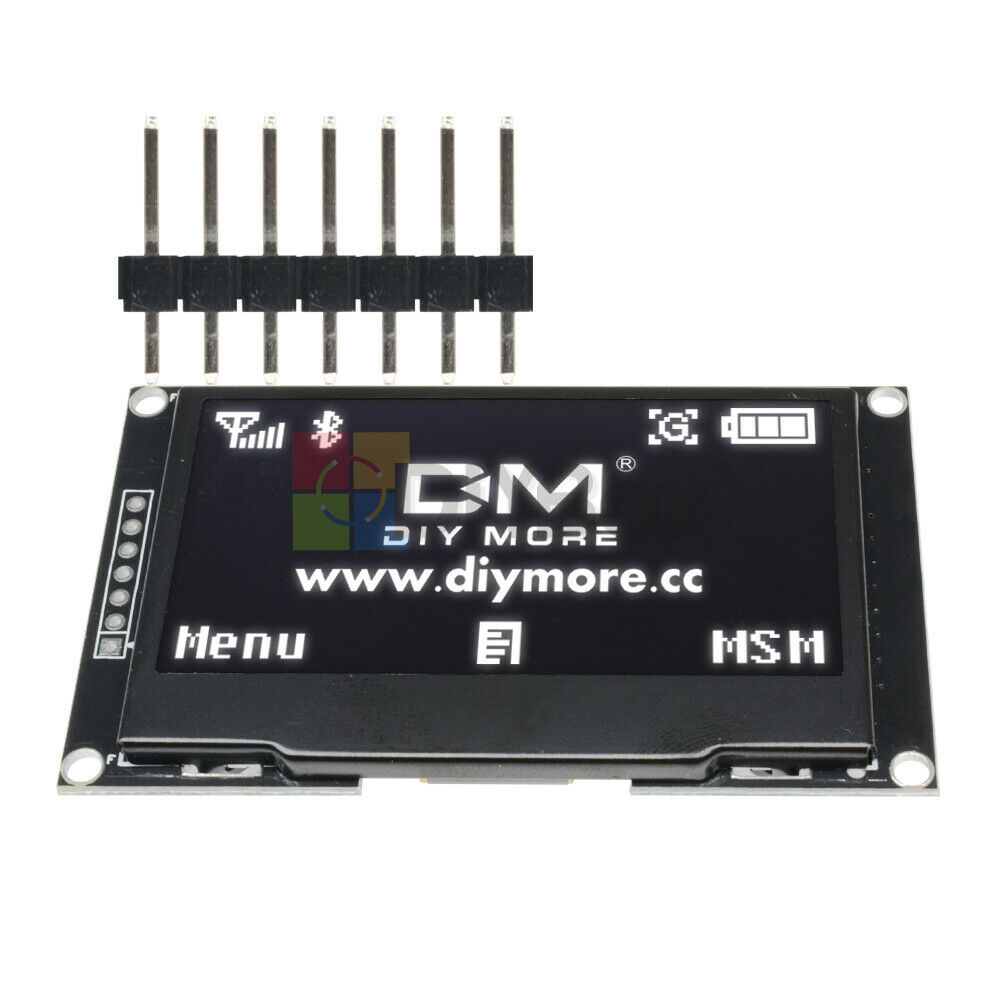 2.42" inch OLED Display SSD1309 Module 128x64 SPI/IIC Port White For Arduino C51