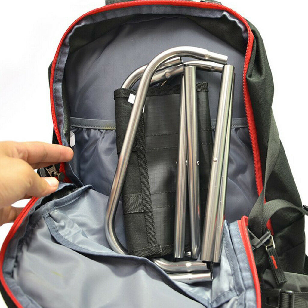 2X Outdoor Ultralight Portable Folding Chair Fishing Camping BBQ Picnic Gray