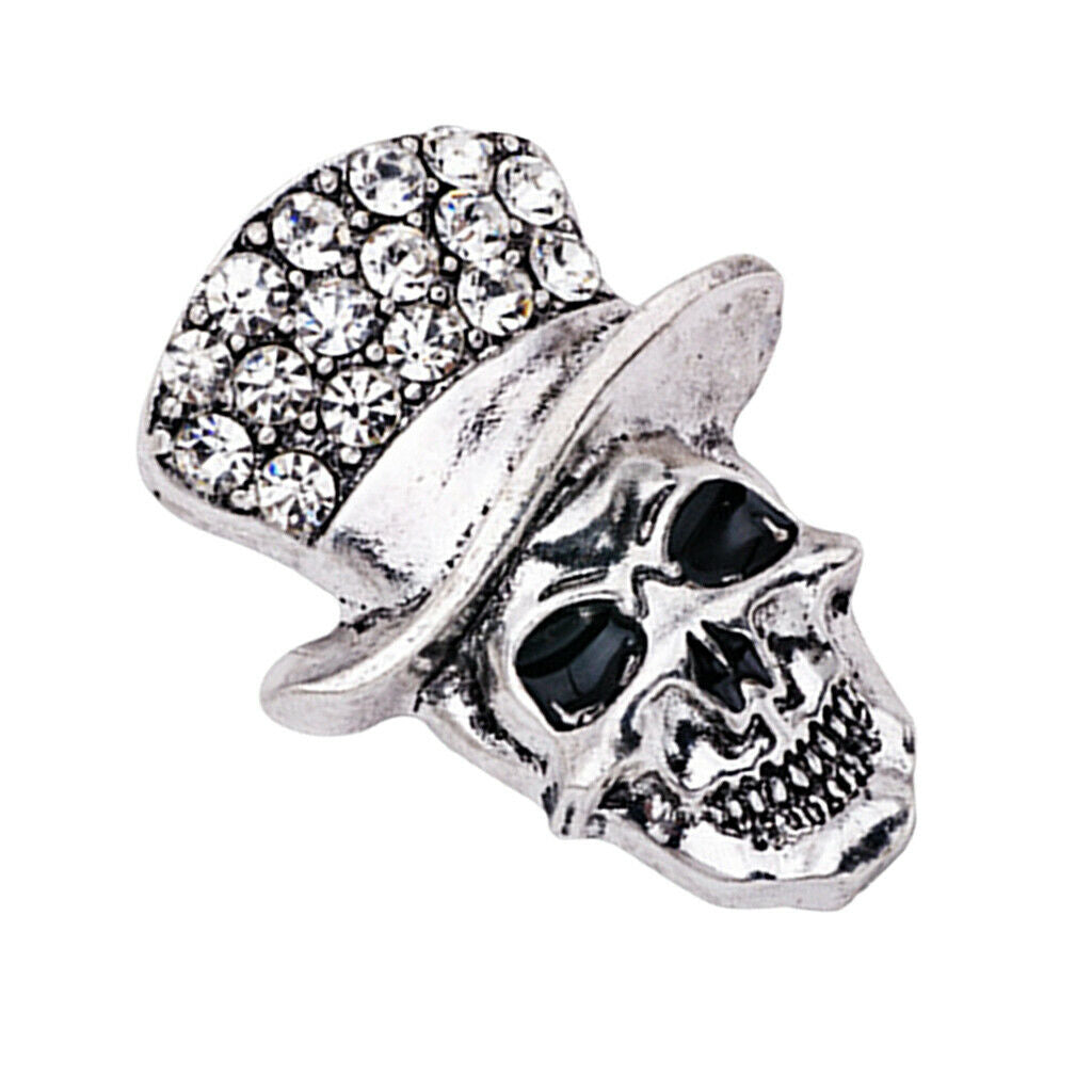 Pirate Skeleton Lapel Pins Brooches Corsage Women Men Collar Pin Gothic Punk