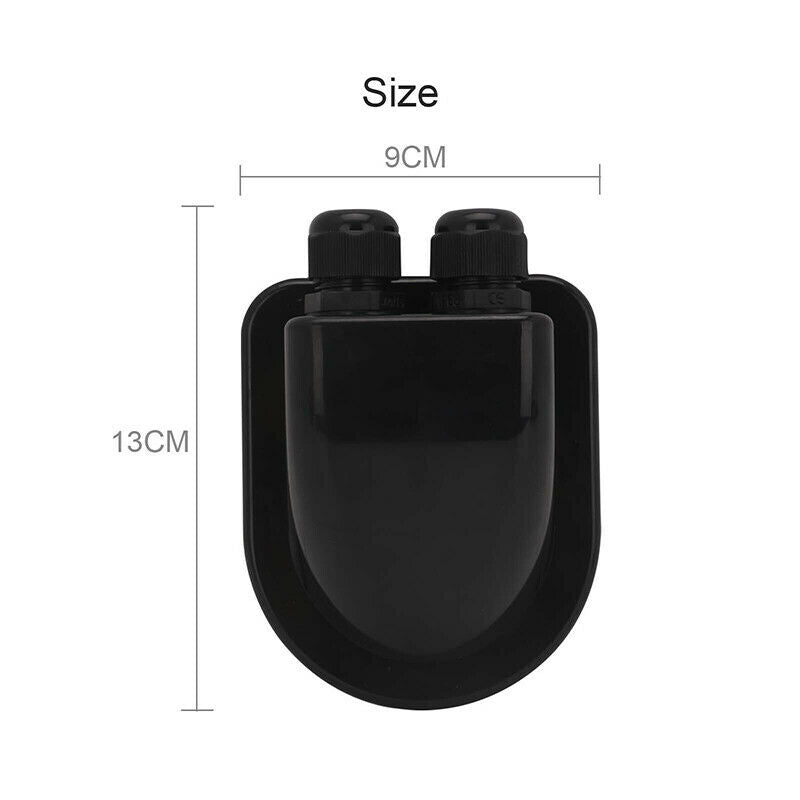 Solar Panel Roof Top Double Cable Entry Gland Box Motorhome Camper Boat Case HN