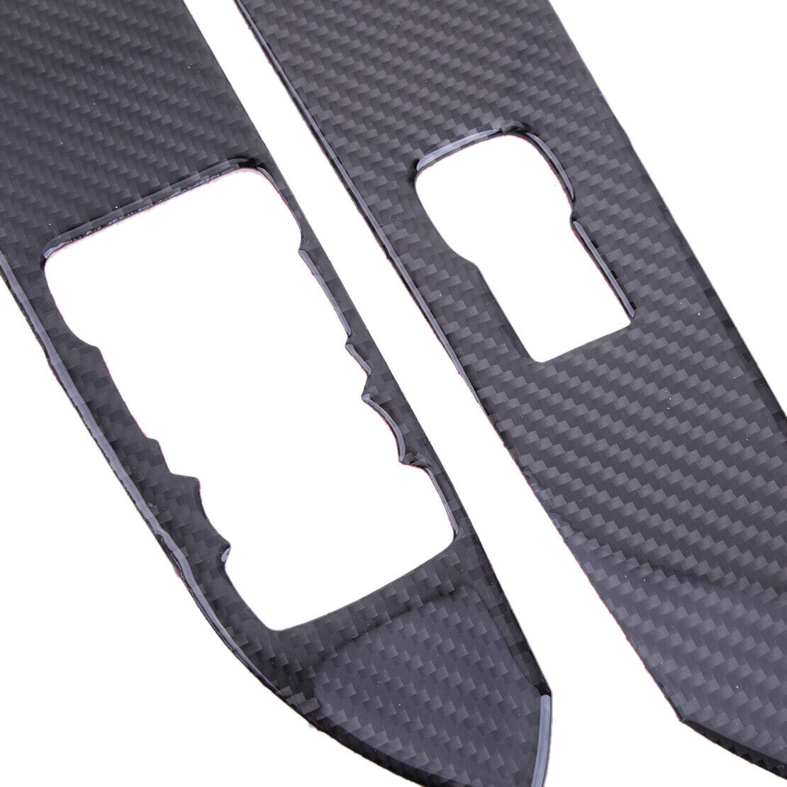 Carbon Fiber Window Switch Panel Cover Trim Fit For Ford Mustang 2015-2020 New