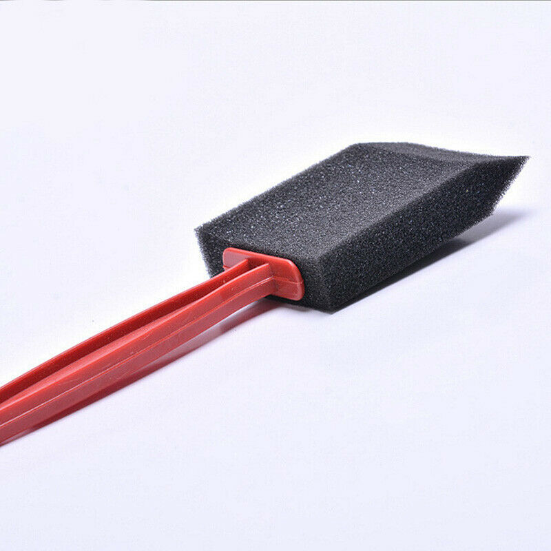 5pcs Plastic Handle Foam Sponge Brushes Painting Drawing Tool DIY Craft Supplies