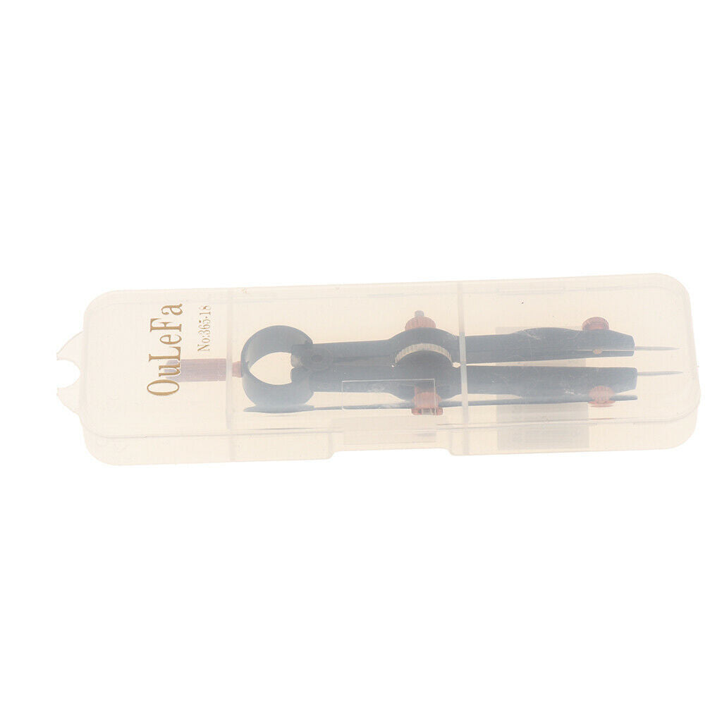Steel Stationery Spring Bow Dividers Compass 1.89 inch Max Opening