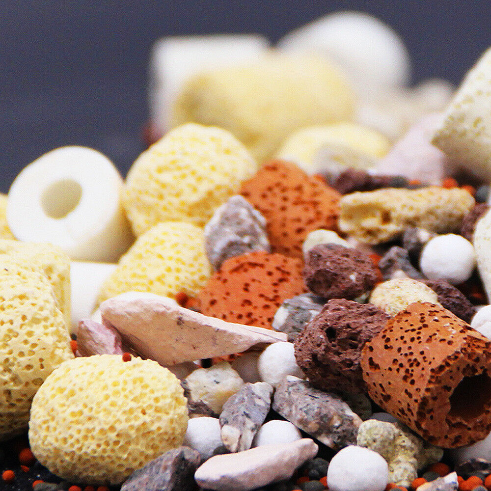 50g Mix Aquarium Fish Tank Filter Media Activated Carbon Ceramic Biological Ball