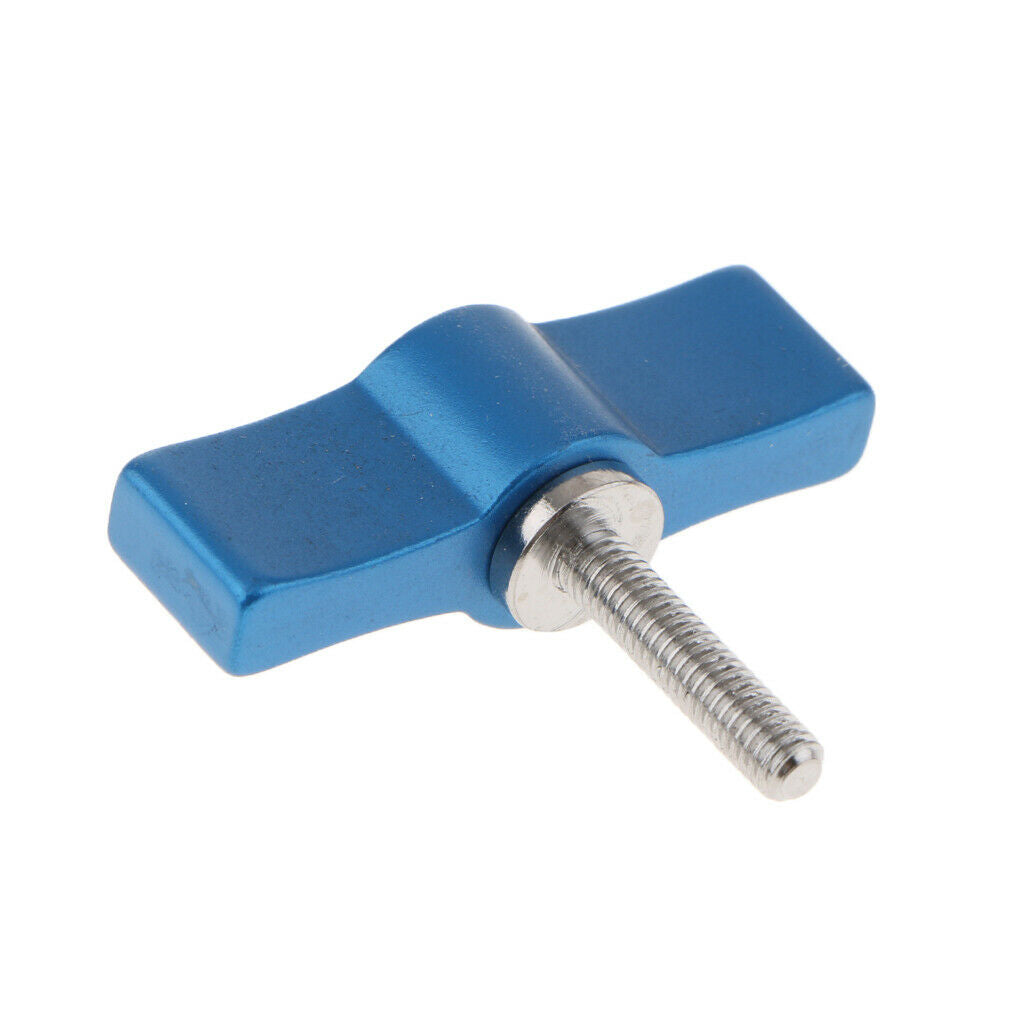 T-shaped handle screw M4 Adjustable screw for photo camera (blue,