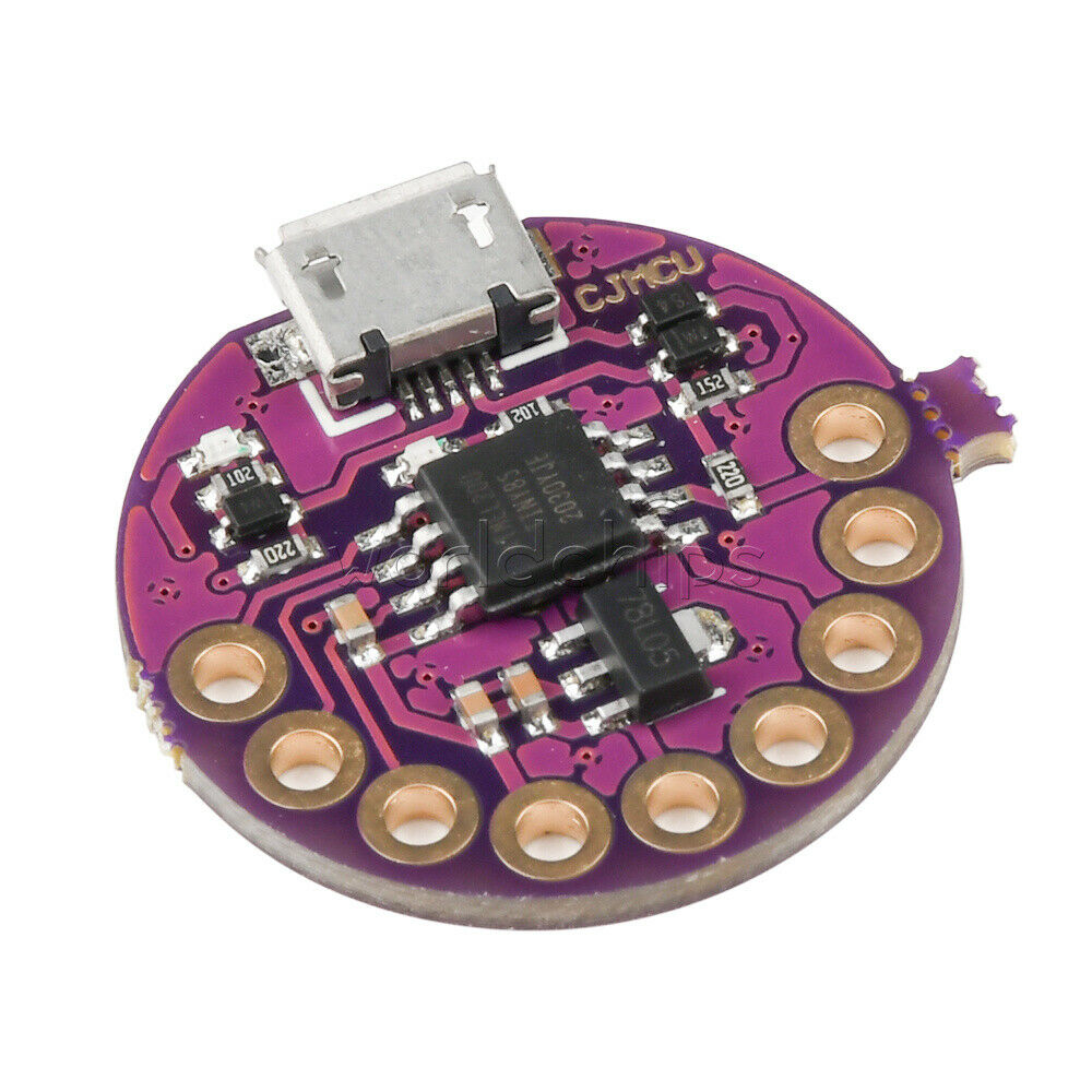2PCS LilyTiny LilyPad ATtiny85 Micro USB Development Board Module For Arduino