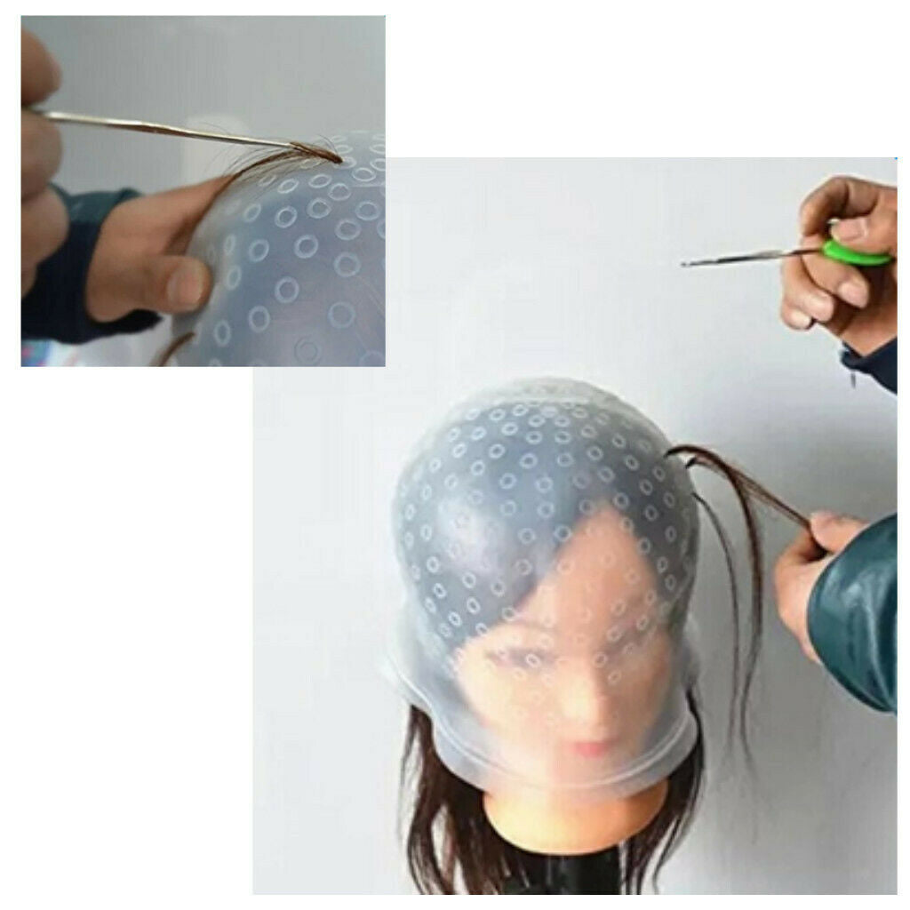 Reusable Salon Hair Dye Brush Comb Bowl Brushes + Highlighting   Set Kit