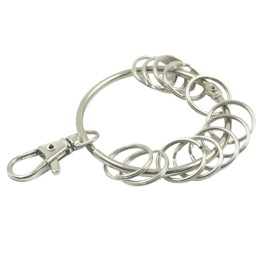 Jump Rings Keychains with Lobster Clasp for Jewelry Earring Findings Crafts