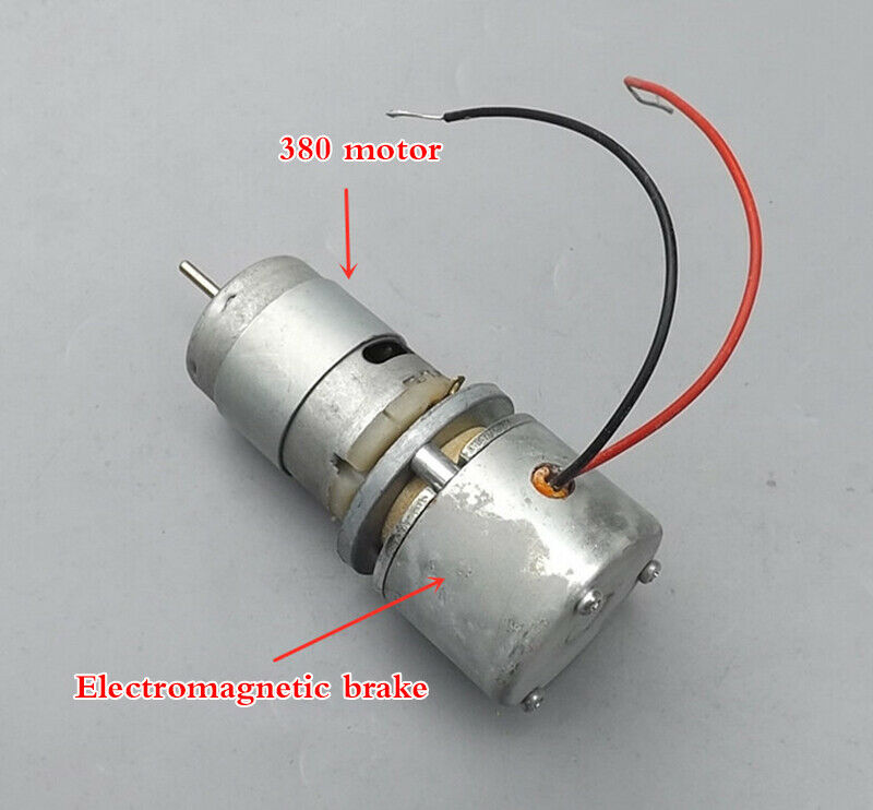 1pcs DC 6V 380motor electromagnetic brake permanent magnet motor high speed