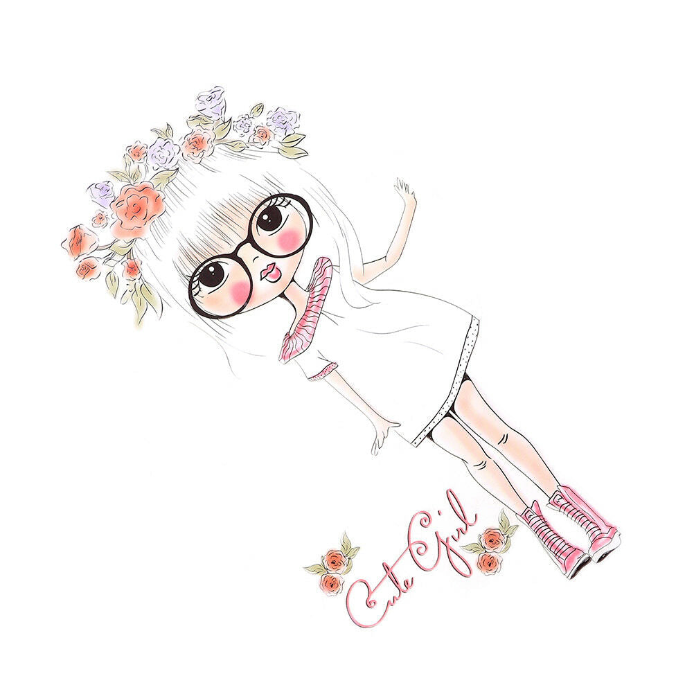 Cute Girl Patches Iron On Heat Transfer Patches DIY Washable Clothes Stick.l8