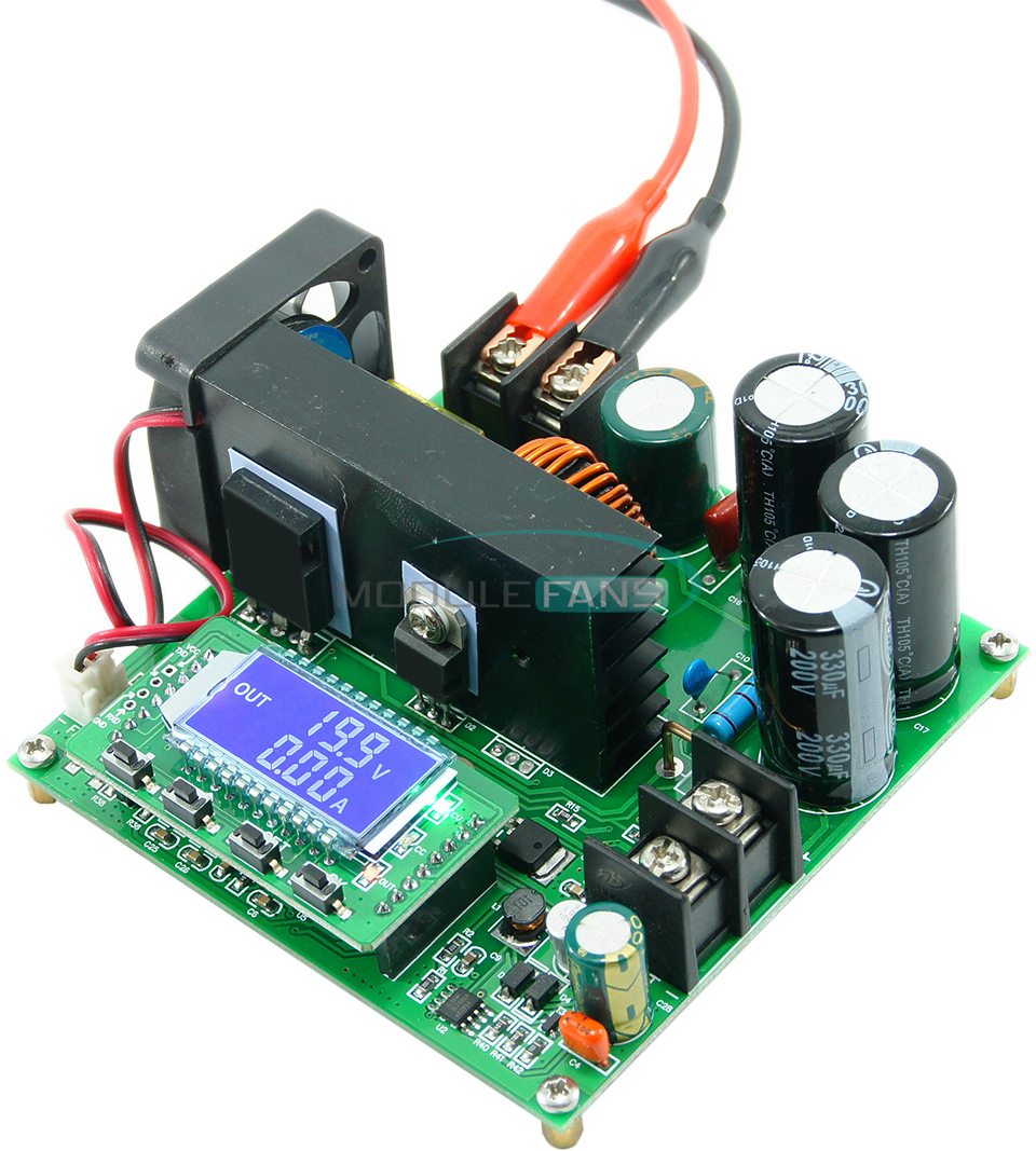 DC 900W 8V~60V 0~15A CC/CV  LCD Display CNC Boost Module Step UP Module
