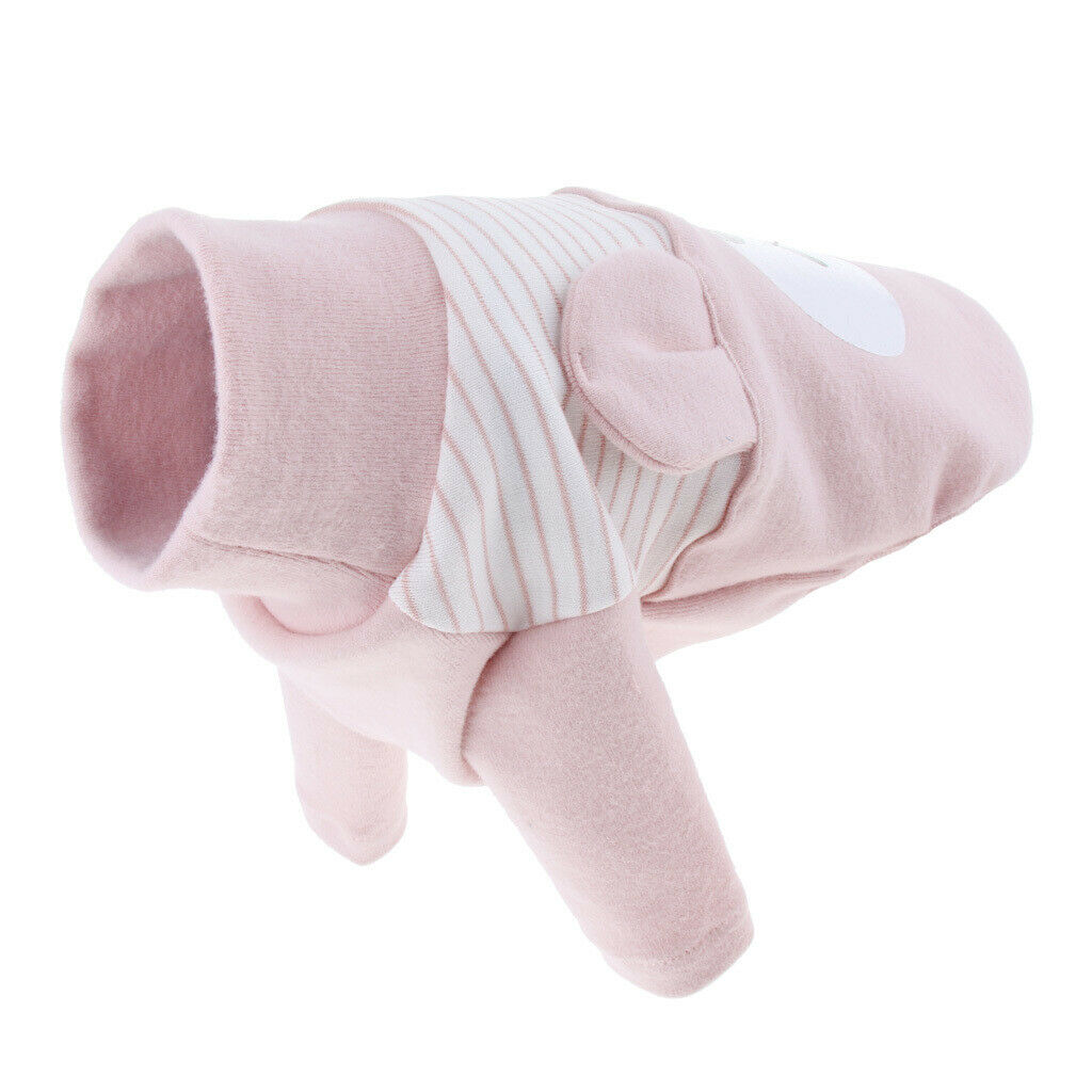 Dog Winter Coat Warm Vest Clothes Apparel for Small Medium Dog Cat pink
