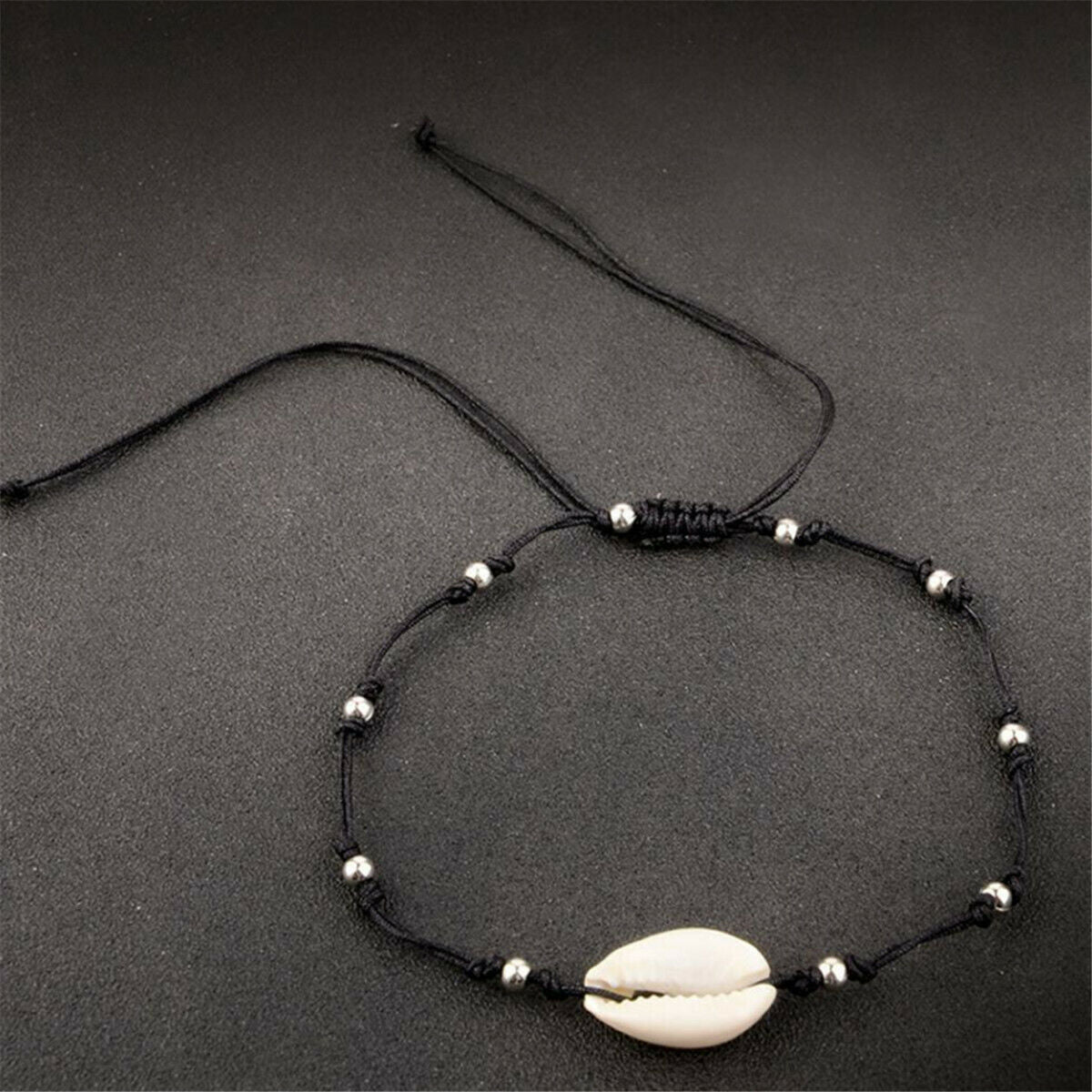 Fashion Lady Cowrie Bead Shell Ankle Bracelet Shell Bohemian Anklet Foot Jewelry