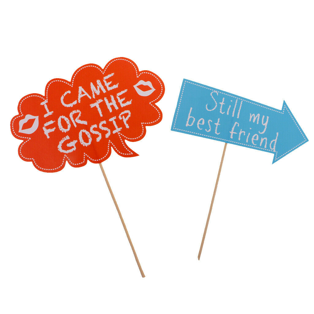 10 Pieces Funny Class Reunion Party Frame Themed Hand Held Photo Booth Prop