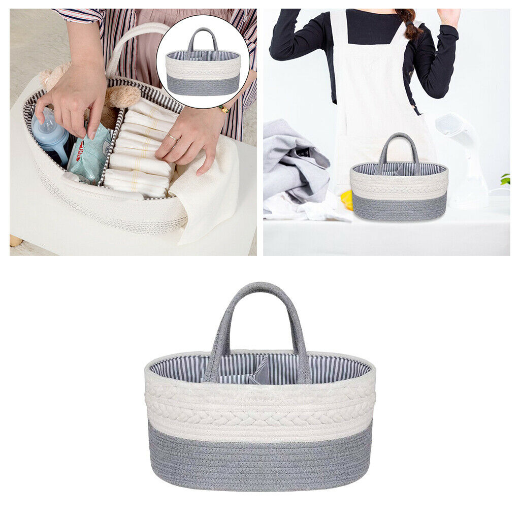 Baby Diaper Caddy Organizer Holder Carry Tote Bag Basket Carrier Organiser