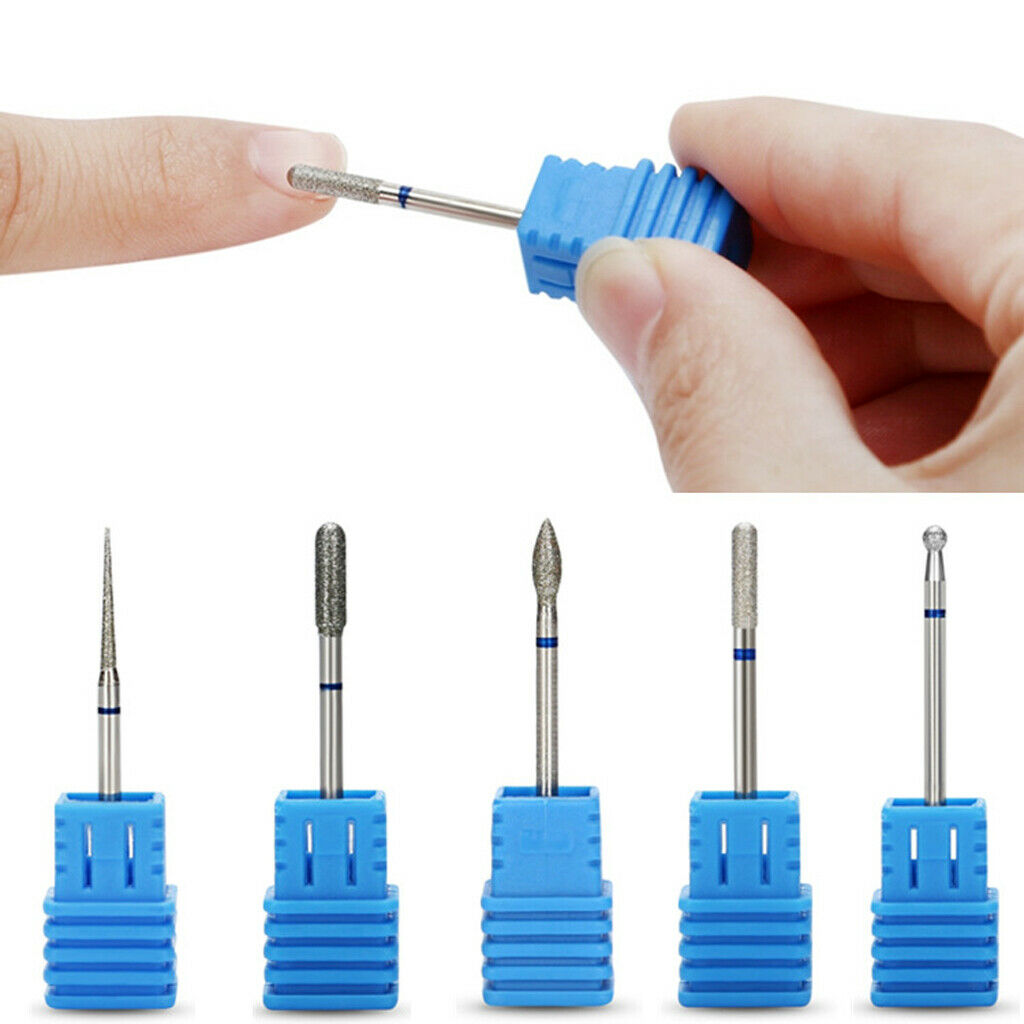 Nail Drill Bit Grinding Buffing Head for Manicure Pen Gel Removal Polish 5x