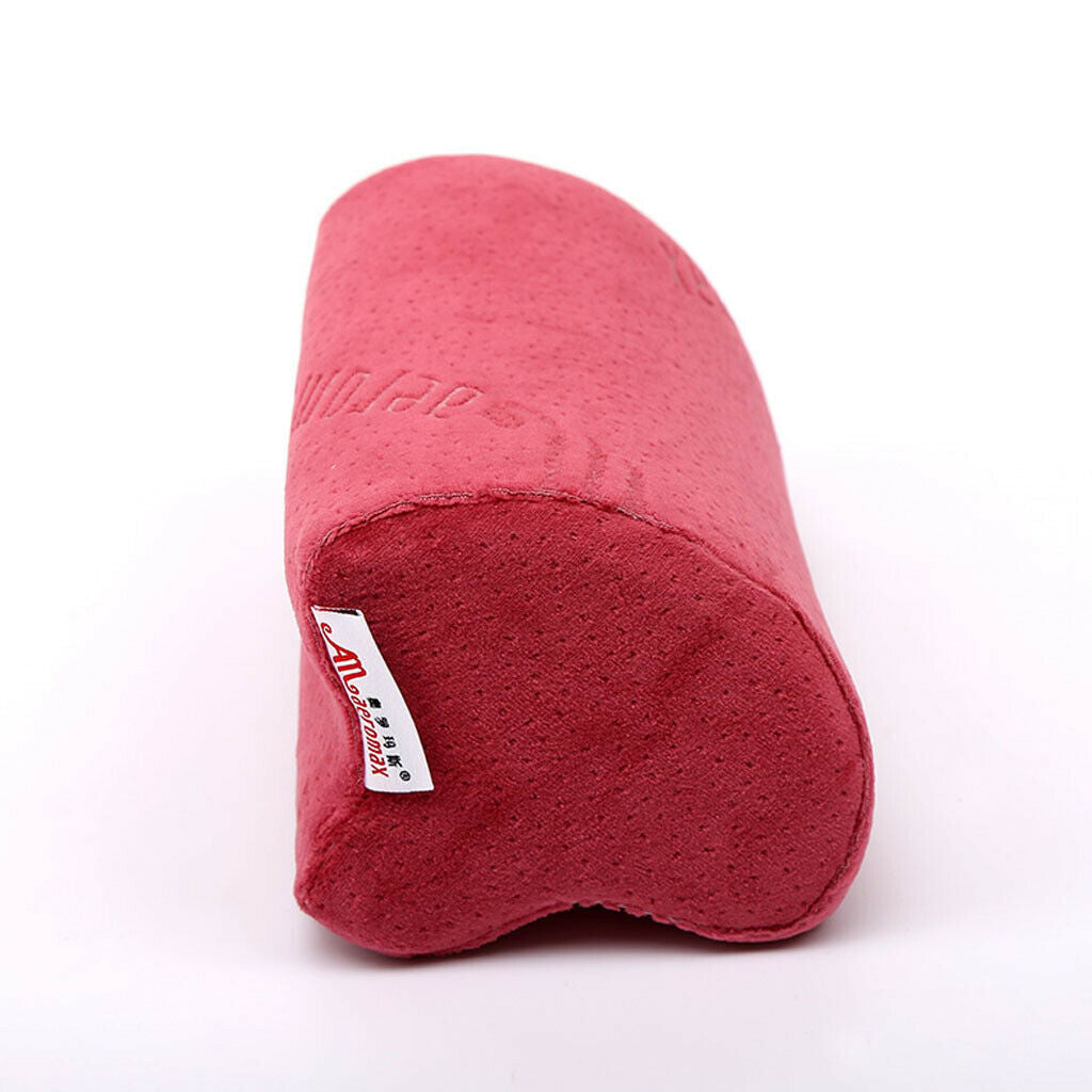 Foam Neck Support Pillow Headrest For Car Seat With Adjustable Strap Red